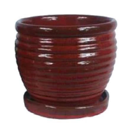 Trendspot Trendspot 227343 9 in. Red Honey Planter 227343